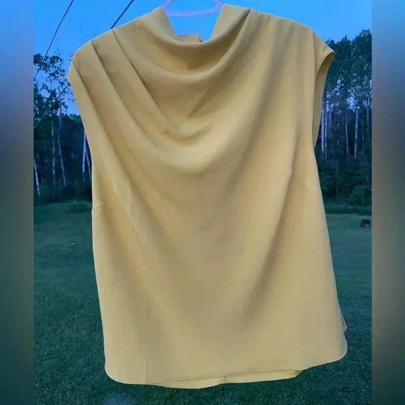 Woman’s plus size Dijon mustard yellow top shirt blouse - Picture 1 of 5